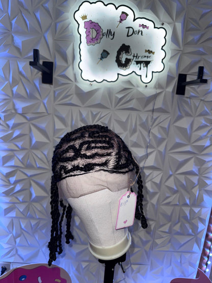 Our Short Bob Cut Twist Wig/ Black # B3.