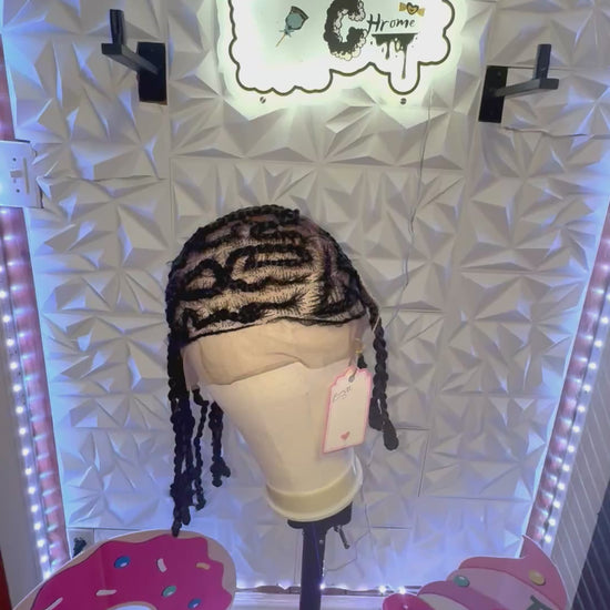 Our Short Bob Cut Twist Wig/ Black # B3.