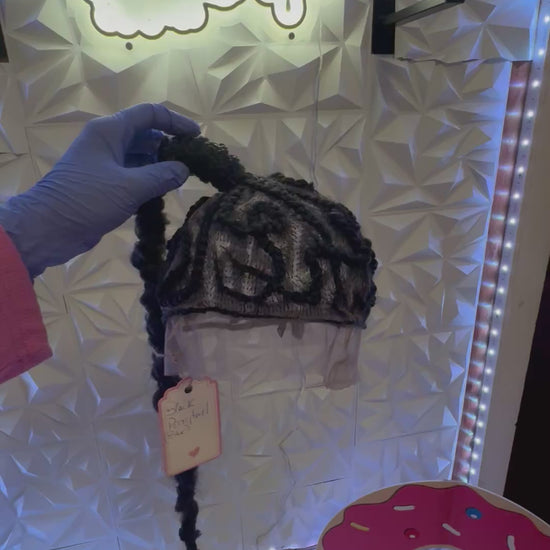 #A2. Dolly Pony Tail Synthetic Braided Wig.